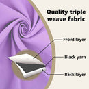 vidaXL Fekete Függöny Gyűrűkkel 2 pcs Lila 225 x 140 cm Poliészter