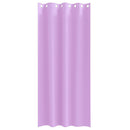 vidaXL Fekete Függöny Gyűrűkkel 2 pcs Lila 225 x 140 cm Poliészter