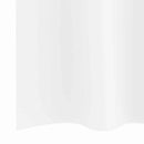 vidaXL Fekete Függöny Gyűrűkkel 2 pcs Tiszta Fehér 175 x 140 cm