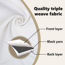 vidaXL Fekete Függöny Gyűrűkkel 2 pcs Tiszta Fehér 245 x 140 cm
