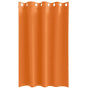 vidaXL Fekete Függöny Gyűrűkkel 2 pcs Élénk narancs 175 x 140 cm