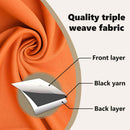 vidaXL Fekete Függöny Gyűrűkkel 2 pcs Élénk narancs 245 x 140 cm
