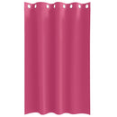 vidaXL Fekete Függöny Gyűrűkkel 2 pcs Élénk rózsaszín 175 x 140 cm