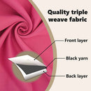 vidaXL Fekete Függöny Gyűrűkkel 2 pcs Élénk rózsaszín 245 x 140 cm