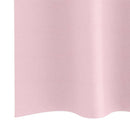 vidaXL Fekete Függöny Gyűrűkkel 2 pcs Babarózsaszín 225 x 140 cm