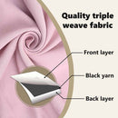 vidaXL Fekete Függöny Gyűrűkkel 2 pcs Babarózsaszín 260 x 140 cm