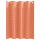 vidaXL Fekete Függöny Gyűrűkkel 2 pcs Terrakotta 140 x 140 cm