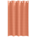 vidaXL Fekete Függöny Gyűrűkkel 2 db Terrakotta 175 x 140 cm