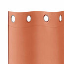 vidaXL Fekete Függöny Gyűrűkkel 2 pcs Terrakotta 225 x 140 cm