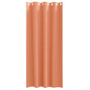 vidaXL Fekete Függöny Gyűrűkkel 2 pcs Terrakotta 225 x 140 cm