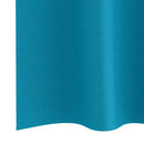vidaXL Fekete Függöny Gyűrűkkel 2 db Türkiz 245 x 140 cm Poliészter