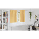 vidaXL Fekete Függöny Gyűrűkkel 2 pcs Bézs 140 x 140 cm Poliészter