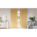 vidaXL Fekete Függöny Gyűrűkkel 2 pcs Bézs 245 x 140 cm Poliészter