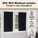vidaXL Fekete Függöny Gyűrűkkel 2 pcs Fekete 175 x 140 cm Poliészter