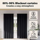 vidaXL Fekete Függöny Gyűrűkkel 2 pcs Fekete 225 x 140 cm Poliészter