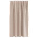 vidaXL Fekete Függöny Gyűrűkkel 2 db Tópszínű 140 x 140 cm Poliészter