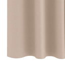 vidaXL Fekete Függöny Gyűrűkkel 2 pcs Tópszínű 225 x 140 cm Poliészter