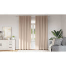 vidaXL Fekete Függöny Gyűrűkkel 2 pcs Tópszínű 260 x 140 cm Poliészter