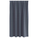 vidaXL Fekete Függöny Gyűrűkkel 2 pcs Antracit 140 x 140 cm Poliészter