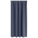 vidaXL Fekete Függöny Gyűrűkkel 2 pcs Antracit 175 x 140 cm Poliészter