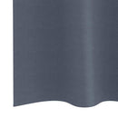 vidaXL Fekete Függöny Gyűrűkkel 2 pcs Antracit 245 x 140 cm Poliészter