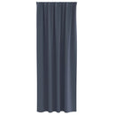 vidaXL Fekete Függöny Gyűrűkkel 2 pcs Antracit 245 x 140 cm Poliészter