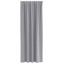 vidaXL Fekete Függöny Gyűrűkkel 2 pcs Világosszürke 245 x 140 cm