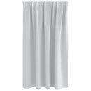 vidaXL Fekete Függöny Gyűrűkkel 2 pcs Halvány szürke 140 x 140 cm