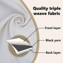 vidaXL Fekete Függöny Gyűrűkkel 2 pcs Halvány szürke 225 x 140 cm
