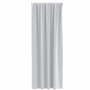 vidaXL Fekete Függöny Gyűrűkkel 2 pcs Halvány szürke 260 x 140 cm