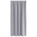 vidaXL Fekete Függöny Gyűrűkkel 2 db Fém Szürke 175 x 140 cm
