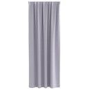 vidaXL Fekete Függöny Gyűrűkkel 2 db Fém Szürke 245 x 140 cm