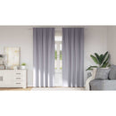 vidaXL Fekete Függöny Gyűrűkkel 2 pcs Fém Szürke 260 x 140 cm