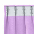 vidaXL Fekete Függöny Gyűrűkkel 2 pcs Lila 175 x 140 cm Poliészter