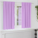 vidaXL Fekete Függöny Gyűrűkkel 2 pcs Lila 175 x 140 cm Poliészter