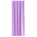 vidaXL Fekete Függöny Gyűrűkkel 2 pcs Lila 245 x 140 cm Poliészter