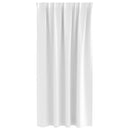 vidaXL Fekete Függöny Gyűrűkkel 2 pcs Fényes fehér 175 x 140 cm