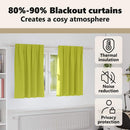 vidaXL Fekete Függöny Gyűrűkkel 2 pcs Zöld 140 x 140 cm Poliészter