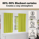 vidaXL Fekete Függöny Gyűrűkkel 2 pcs Zöld 175 x 140 cm Poliészter