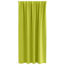 vidaXL Fekete Függöny Gyűrűkkel 2 pcs Zöld 175 x 140 cm Poliészter