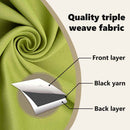 vidaXL Fekete Függöny Gyűrűkkel 2 pcs Zöld 225 x 140 cm Poliészter
