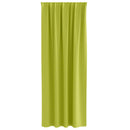 vidaXL Fekete Függöny Gyűrűkkel 2 pcs Zöld 225 x 140 cm Poliészter