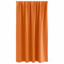 vidaXL Fekete Függöny Gyűrűkkel 2 pcs Élénk narancs 140 x 140 cm