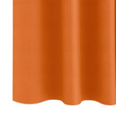 vidaXL Fekete Függöny Gyűrűkkel 2 pcs Élénk narancs 225 x 140 cm