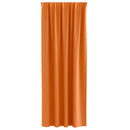 vidaXL Fekete Függöny Gyűrűkkel 2 pcs Élénk narancs 225 x 140 cm