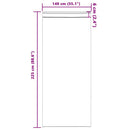vidaXL Fekete Függöny Gyűrűkkel 2 pcs Élénk narancs 225 x 140 cm