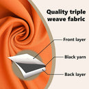 vidaXL Fekete Függöny Gyűrűkkel 2 pcs Élénk narancs 245 x 140 cm