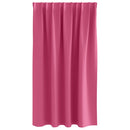 vidaXL Fekete Függöny Gyűrűkkel 2 pcs Élénk rózsaszín 140 x 140 cm