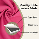 vidaXL Fekete Függöny Gyűrűkkel 2 pcs Élénk rózsaszín 175 x 140 cm