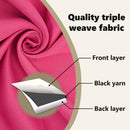 vidaXL Fekete Függöny Gyűrűkkel 2 pcs Élénk rózsaszín 245 x 140 cm